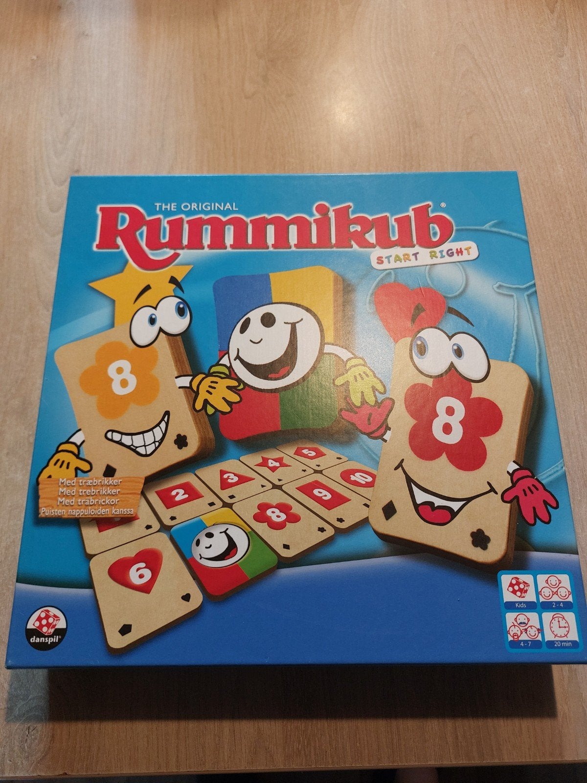 Rummikub Start Right, Hobby en Vrije tijd, Ophalen of Verzenden, Zo goed als nieuw, Danspil