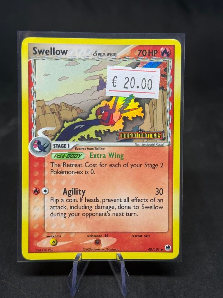 Swellow reverse holo 40/101 nm/exc, Ophalen of Verzenden, Zo goed als nieuw