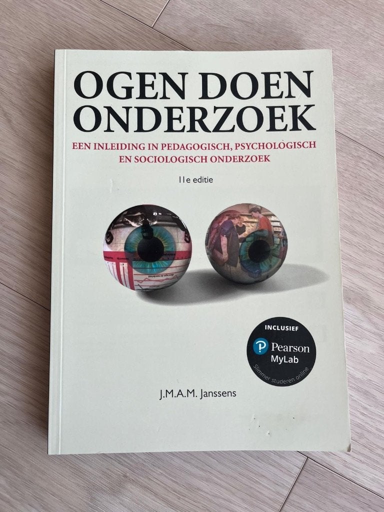 Ogen doen onderzoek - J.M.A.M. Janssens (11e editie), Ophalen of Verzenden, Gamma, WO, Zo goed als nieuw