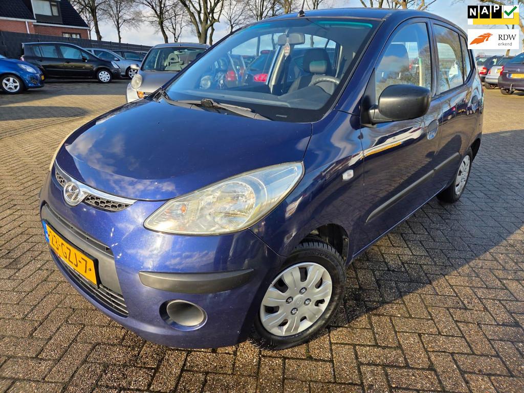 Hyundai I10 1.1 Active 5Drs 2008. Stuurbekrachtiging/CV/Elek, Voorwielaandrijving, Stof, Gebruikt, 4 cilinders