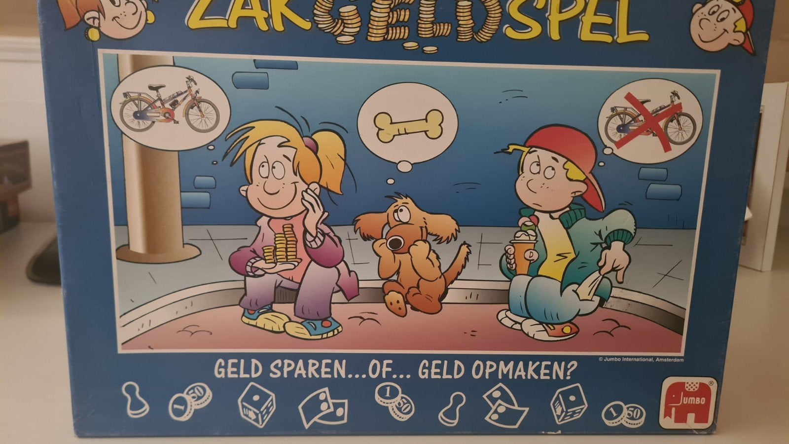 Jumbo Zakgeldspel - Leer Sparen en Uitgeven, Drie of vier spelers, Ophalen of Verzenden, Gebruikt, Jumbo