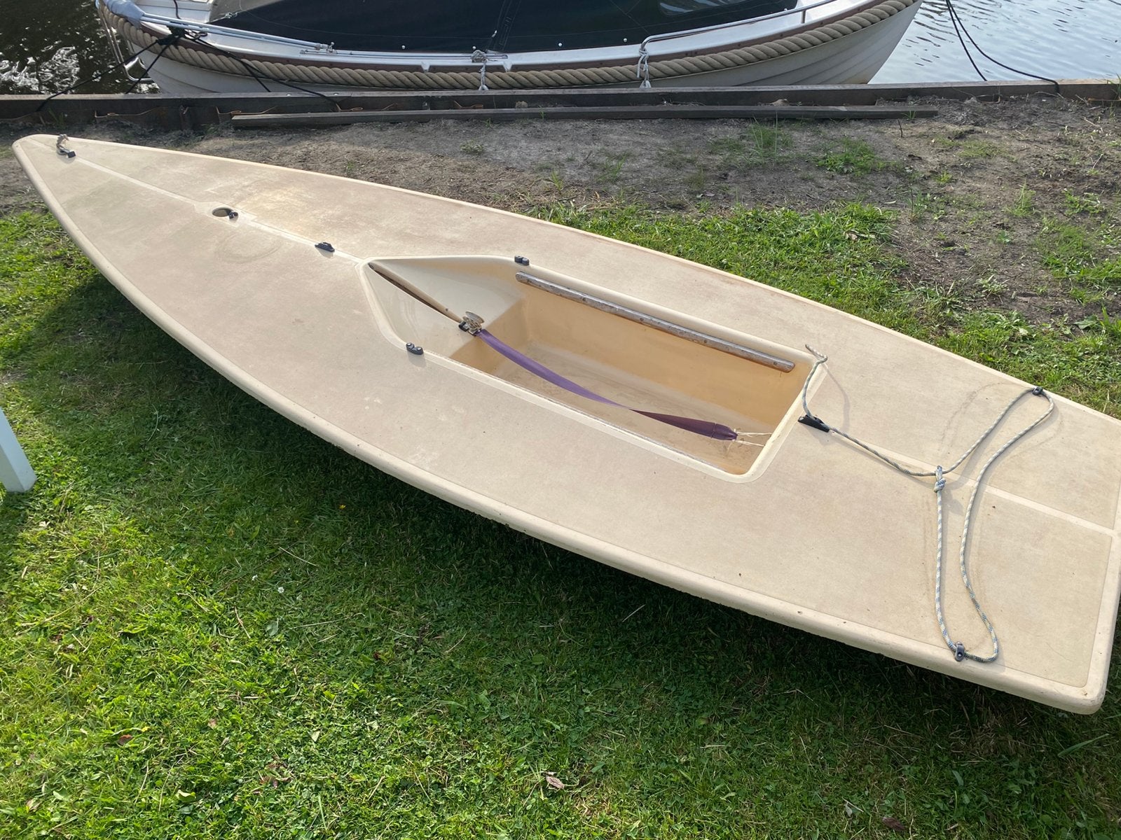 Laser zeilboot, Watersport en Boten, Zeilen en Zeiltoebehoren, Gebruikt, Grootzeil, Minder dan 15 m², 3 tot 6 meter, Ophalen