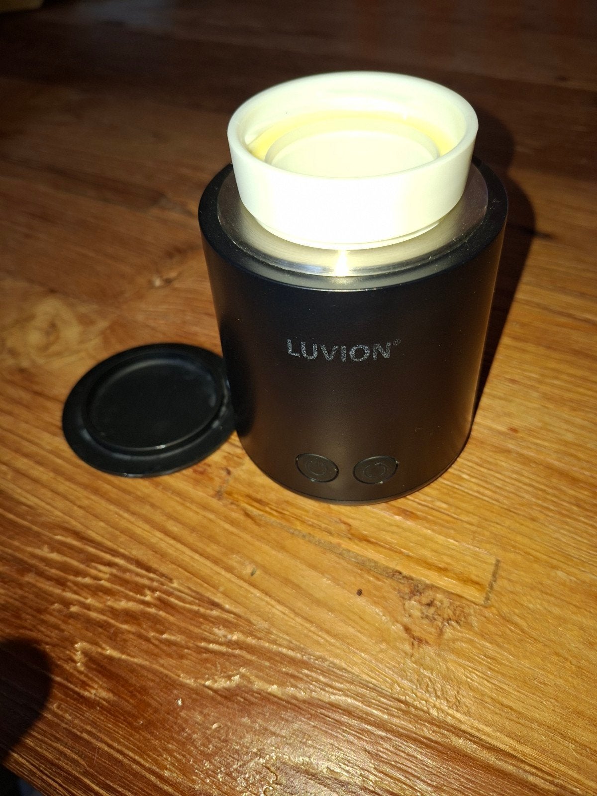 Luvion Ultra Pro Draagbare Flessenwarmer, Flessen- of potjesverwarmer, Luvion, Ophalen of Verzenden, Zo goed als nieuw