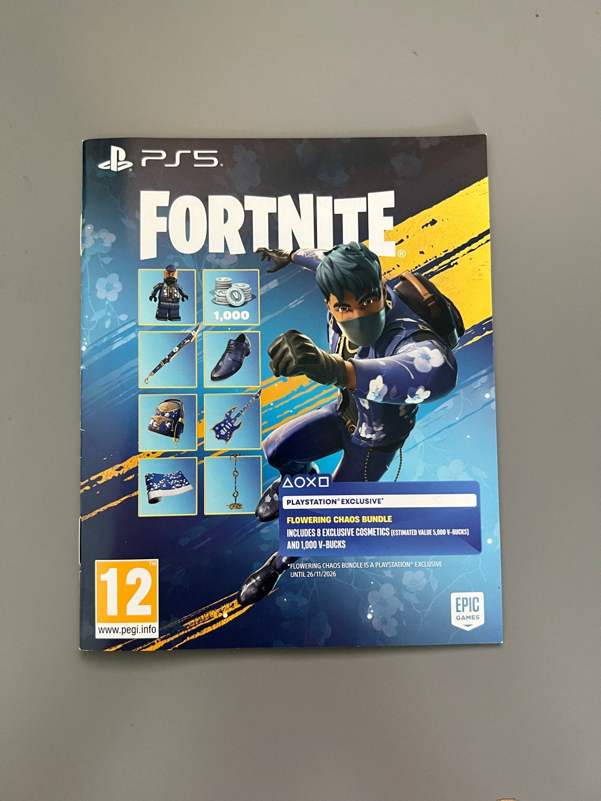 Fortnite Flowering Chaos Bundle PS5 - PlayStation Exclusief, Online, Shooter, 1 speler, Nieuw