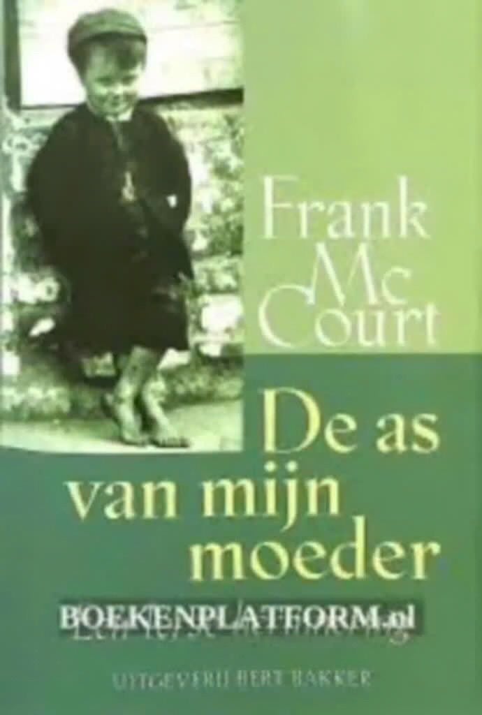 De as van mijn moeder - Frank McCourt, Europa overig, Ophalen of Verzenden, Gelezen, Frank McCourt