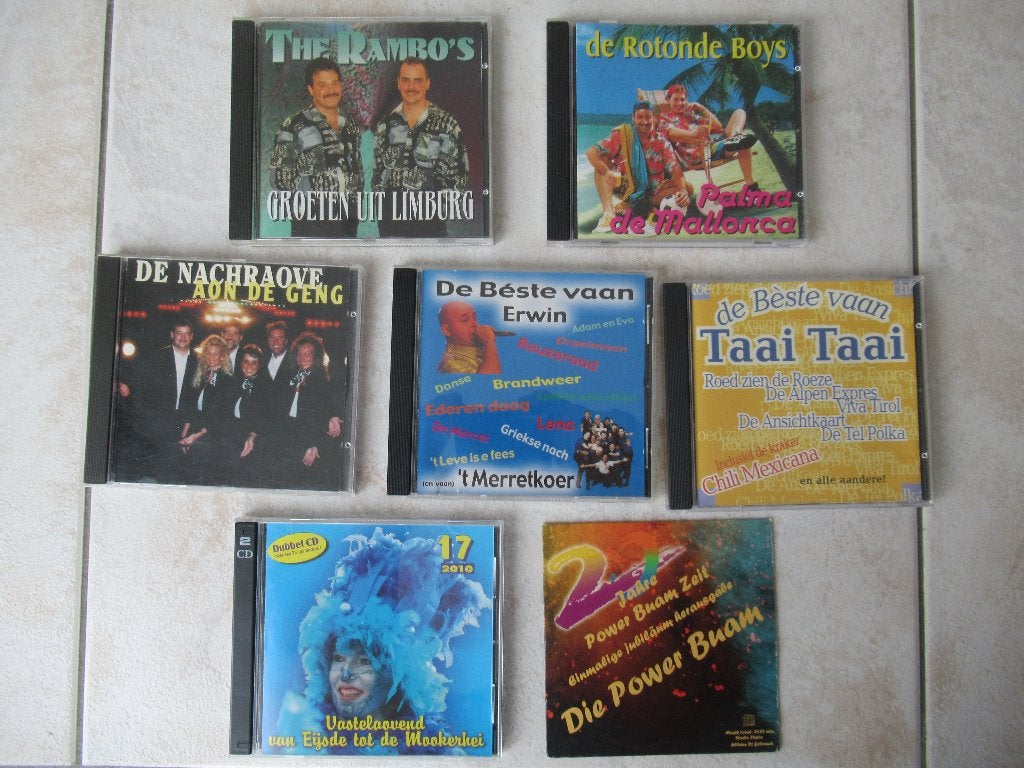 cd's the rambo's , de rotonde boys limburgs etc, Ophalen of Verzenden, Gebruikt, Streekmuziek