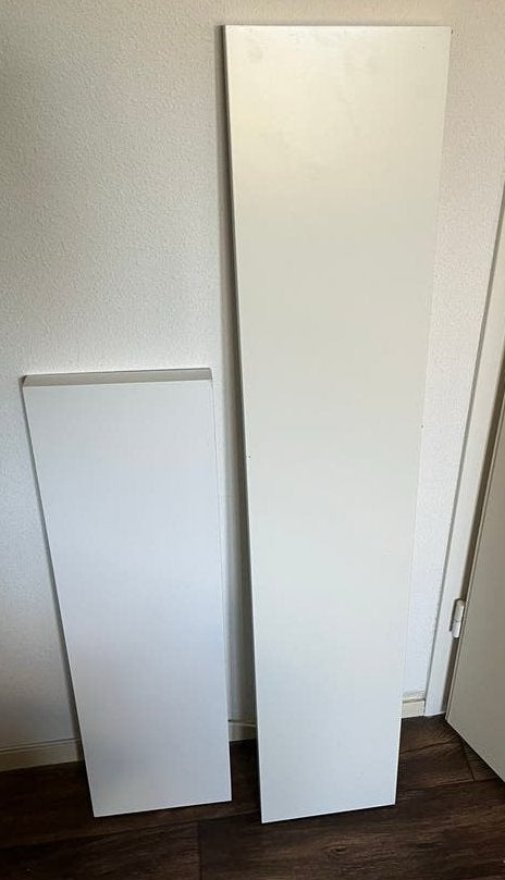 2x zwevende wandplank met bevestingsbeugel, plank, wit, Huis en Inrichting, Woonaccessoires | Wandplanken en Boekenplanken, Ophalen