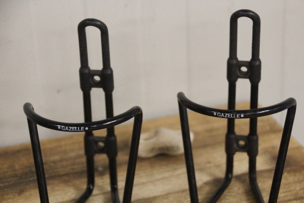 2x ''vintage'' Gazelle bidonhouder / retro racefiets / koers, Nh7, Gebruikt, Racefiets, Overige typen