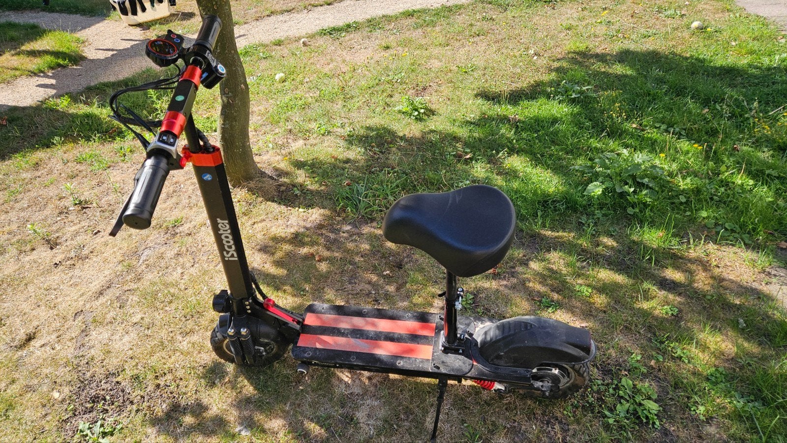 iScooter E-step met zitje - Gebruikt, Fietsen en Brommers, Ophalen, Gebruikt, Elektrische step (E-scooter), IScooter
