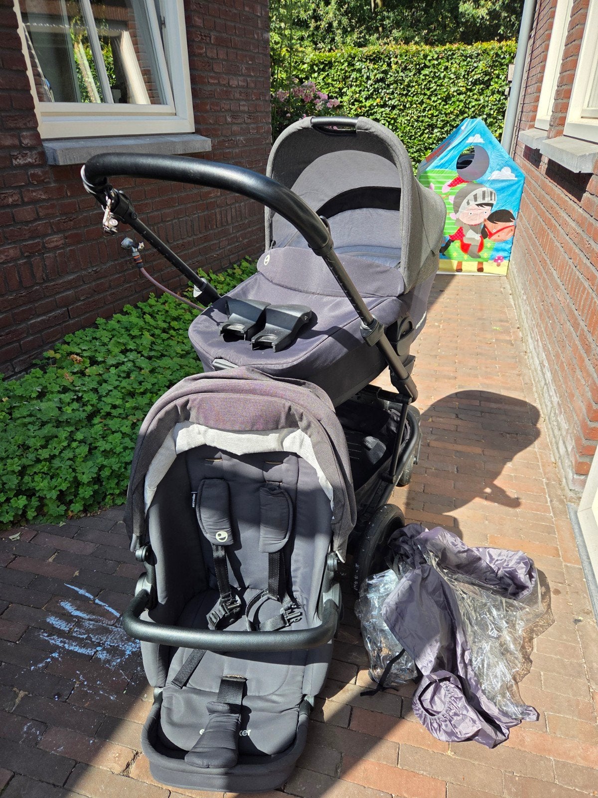 Easywalker Harvey 2 Combiwagen met Reiswieg en Zitje, Ophalen, Zo goed als nieuw, Overige merken, Met reiswieg