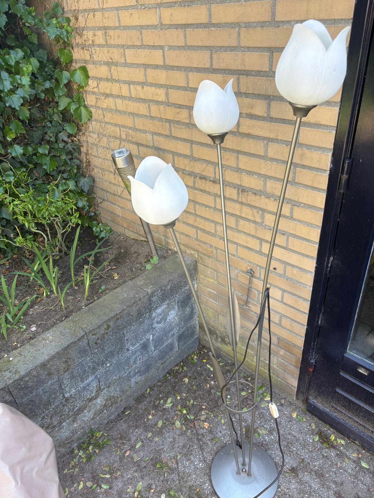 Tulpen lamp - Werkt, Huis en Inrichting, Ophalen, Gebruikt, Metaal, 100 tot 150 cm