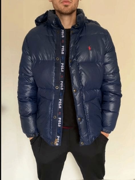 Ralph lauren shiny puffer Jas S, Kleding | Heren, Verzenden, Zo goed als nieuw, Maat 46 (S) of kleiner, Zwart