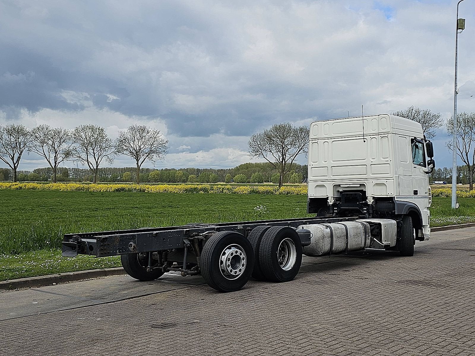 DAF XF 480 6x2*4, Auto's, Automaat, Euro 6, Stoelverwarming, Wit