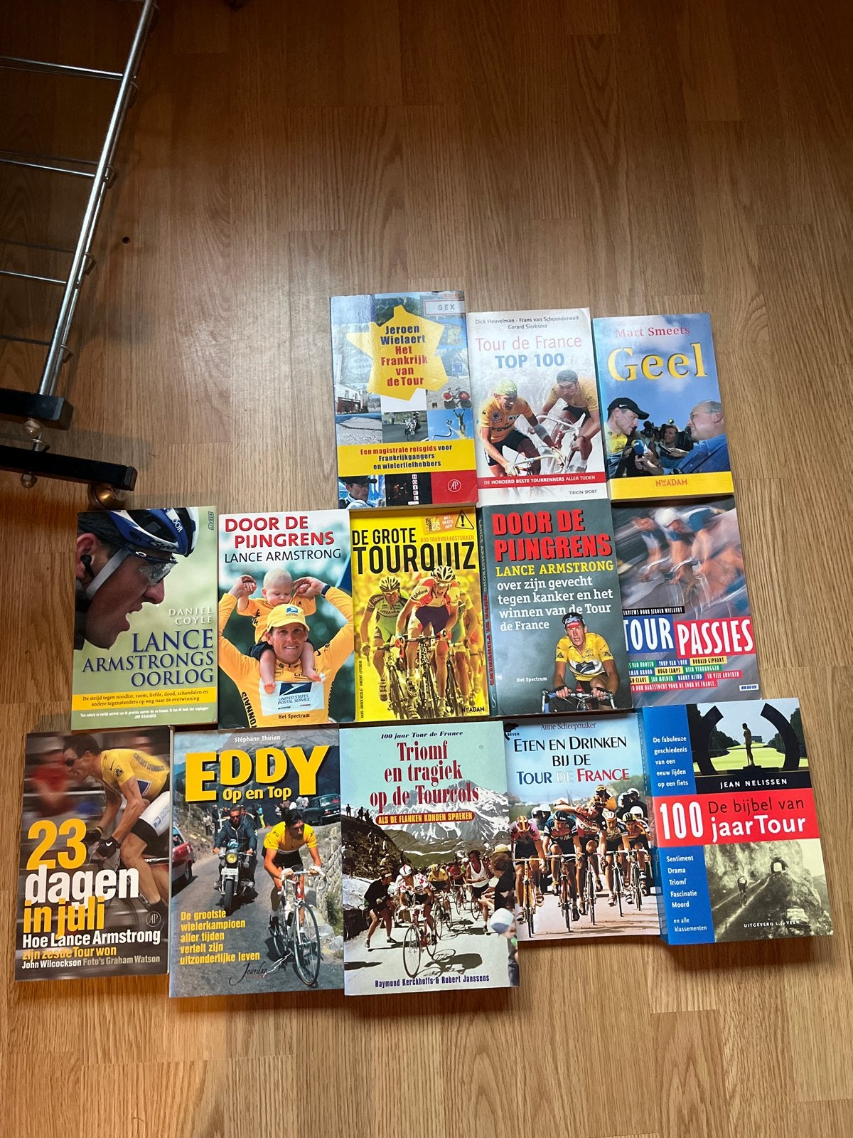Collectie 13 Tour de France Boeken - Wielrennen Geschiedenis, Ophalen of Verzenden, Zo goed als nieuw, Lopen en Fietsen