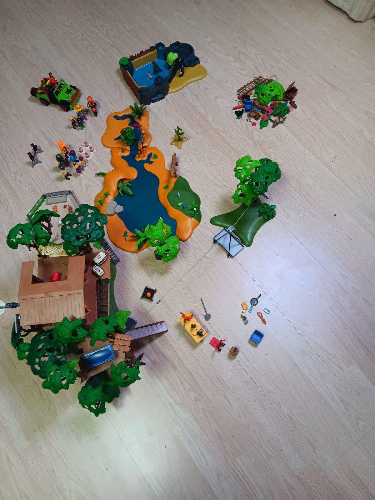 Playmobil Avontuurlijke Jungle Set met Boomhut en Dieren, Ophalen of Verzenden, Gebruikt, Jongen of Meisje