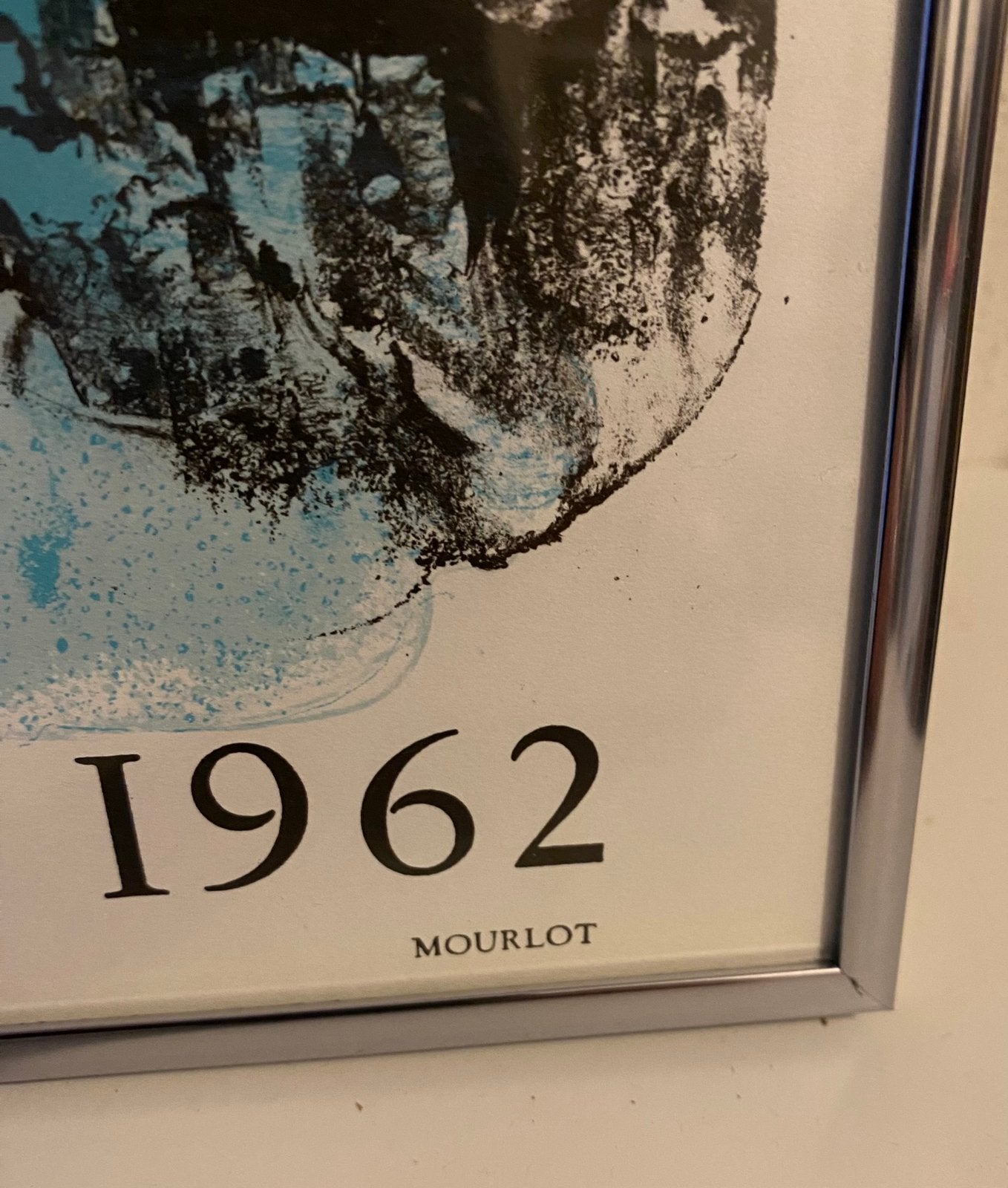Chagall affiche tentoonstelling Gallerie Maeght 1962, Ophalen, Gebruikt, Onbekend, Print