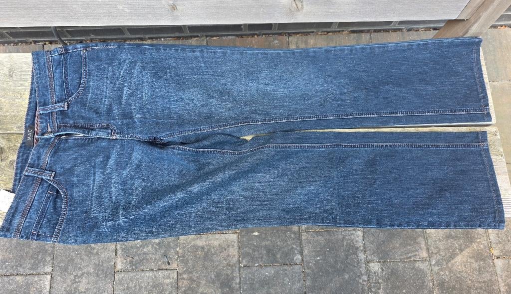 Damesspijkerbroek merk Mac, Kleding | Dames, Ophalen of Verzenden, Zo goed als nieuw, Blauw, W30 - W32 (confectie 38/40)