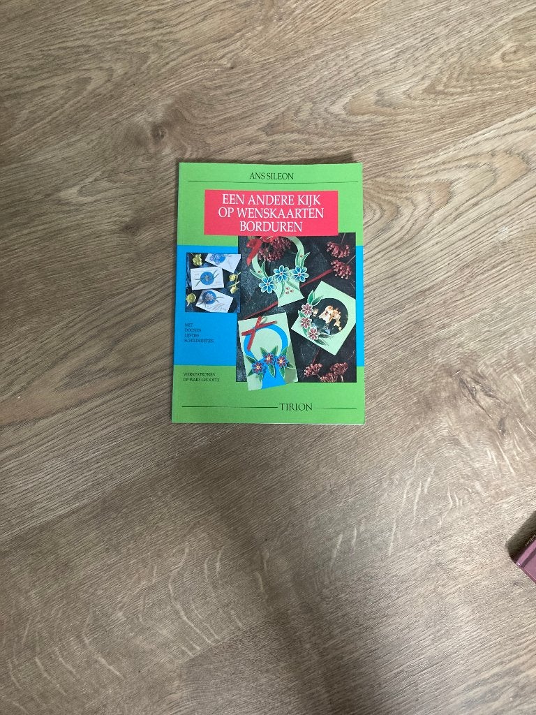 Een andere kijk op wenskaarten borduren Ans Sileon, Ophalen of Verzenden, Zo goed als nieuw