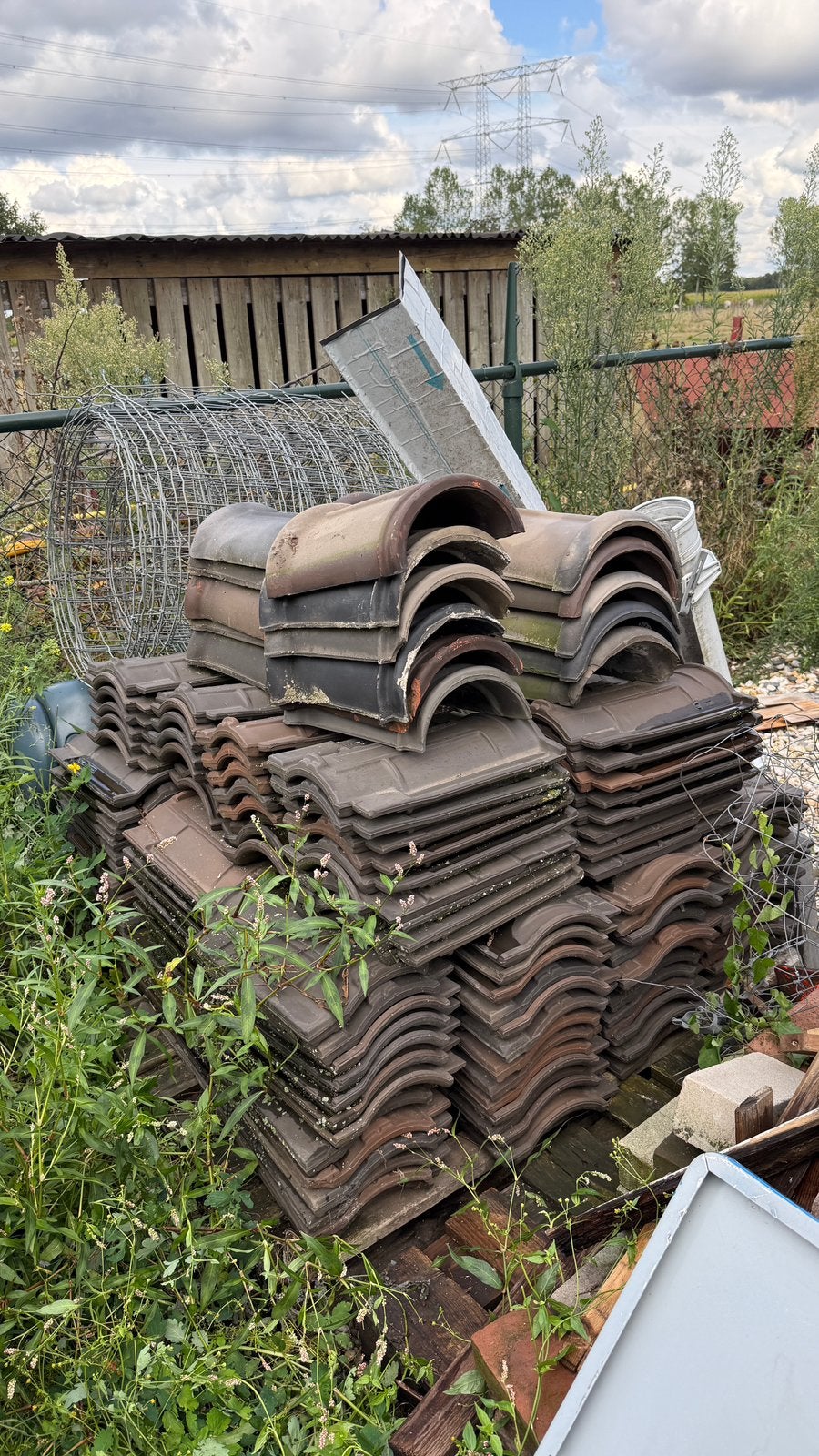 Dakpannen + nokvorst vd boel thorn, Ophalen, Steen of Klei, 15 m² of meer, Dakpannen