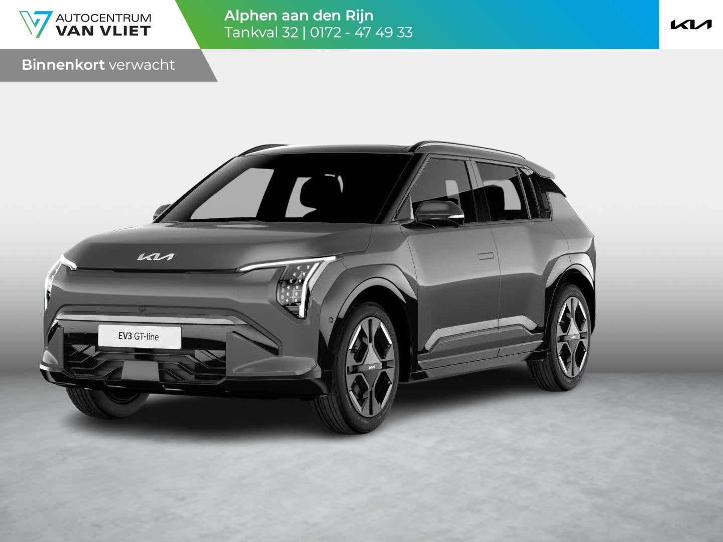 Kia EV3 GT-PlusLine 81.4 kWh | Actieprijs* | Navi. | Clima., 510 min, Lichtsensor, 204 pk, SUV of Terreinwagen