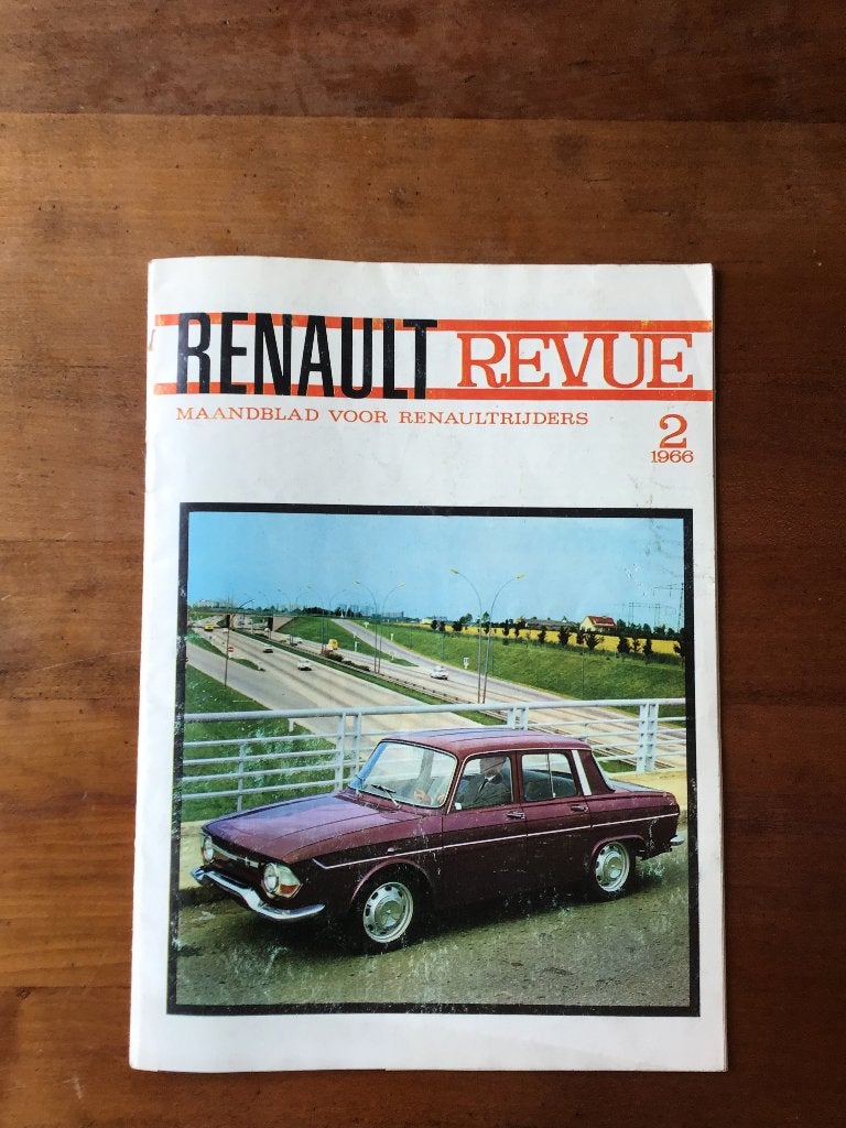 Renault Revue maandblad 1966 (nr 2 1966), Ophalen of Verzenden, Zo goed als nieuw