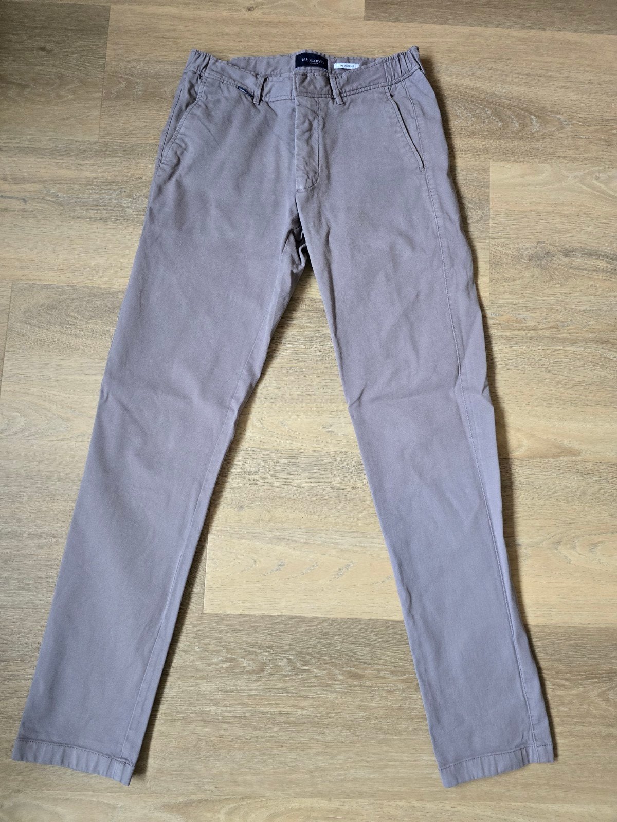 Mr Marvis Chino 'The Coolerdays' - klassiek grijs - Maat W31, Maat 48/50 (M), Ophalen of Verzenden, Grijs, Mr Marvis