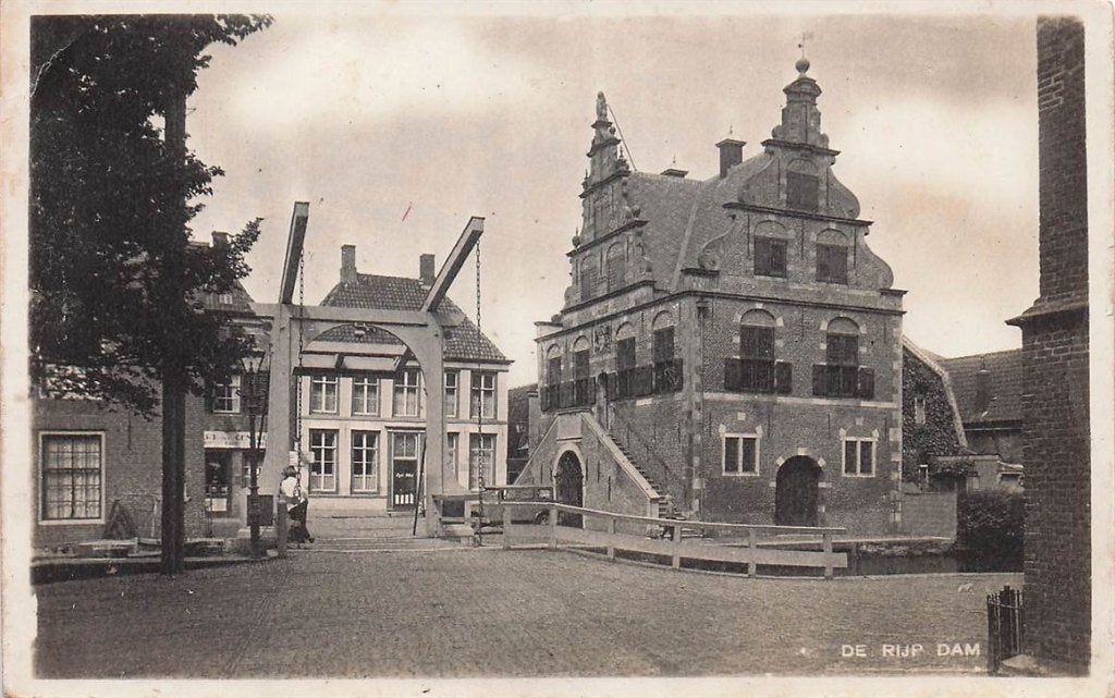 702-335-023 De Rijp Dam, Verzamelen, Verzenden, Voor 1920, Noord-Holland