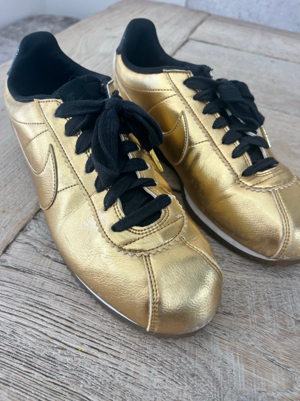 Nike Classic Cortez Metallic Leather Sneaker *  38,5, Kleding | Dames, Verzenden, Gedragen, Overige kleuren, Sneakers of Gympen