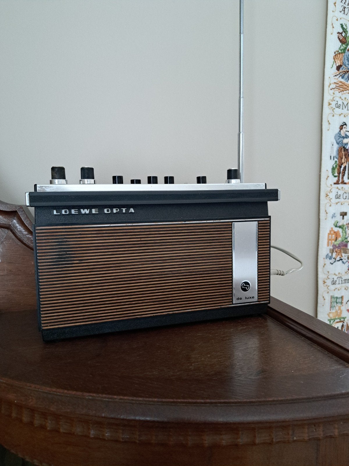 Vintage Loewe Opta 'de luxe' Transistorradio, Audio, Tv en Foto, Radio's, Ophalen of Verzenden, Gebruikt, Transistorradio