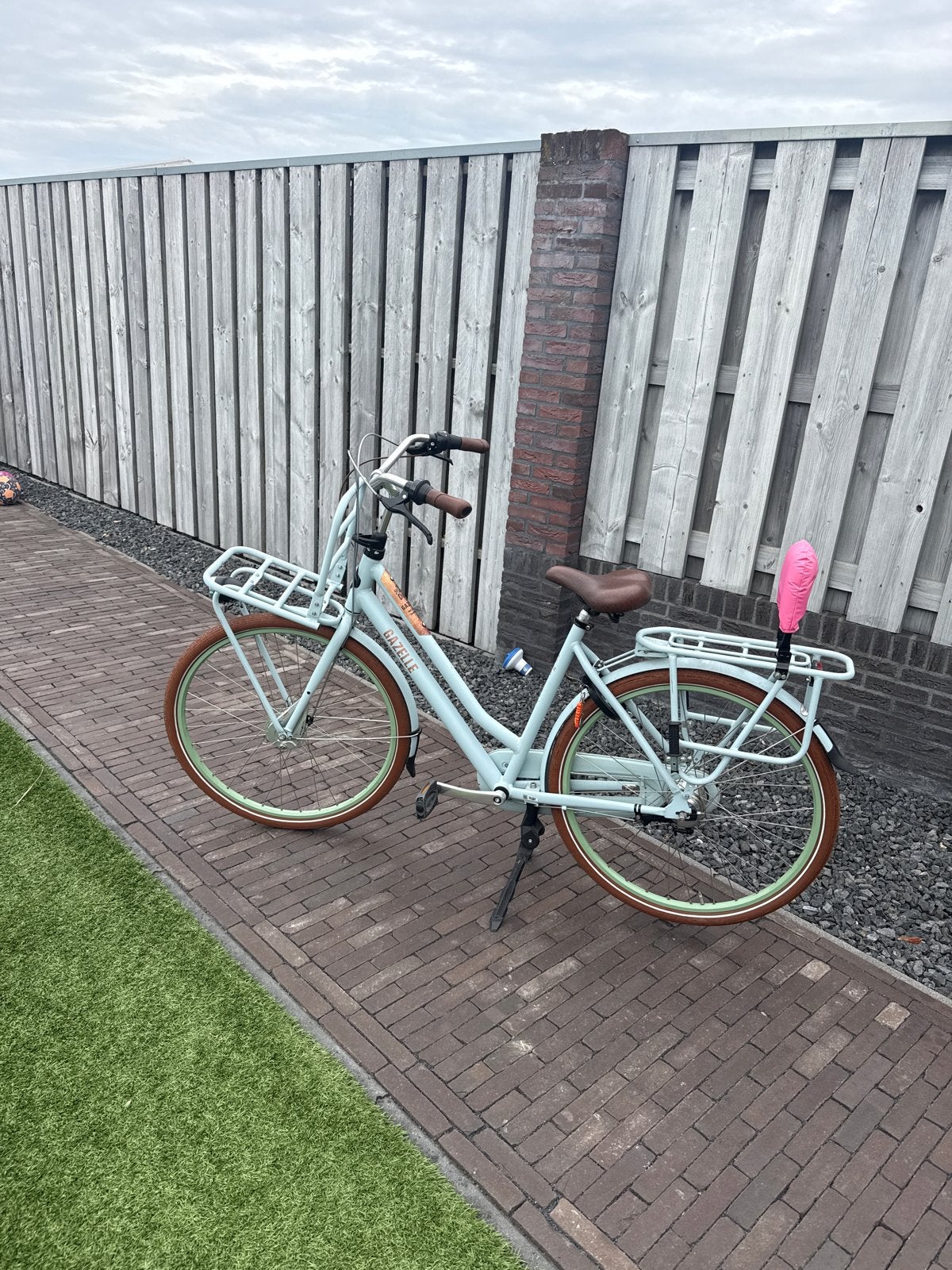 Gazelle Heavy Duty damesfiets - Lichtblauw (frame maat 53), Fietsen en Brommers, Fietsen | Dames | Damesfietsen, Ophalen, Gebruikt