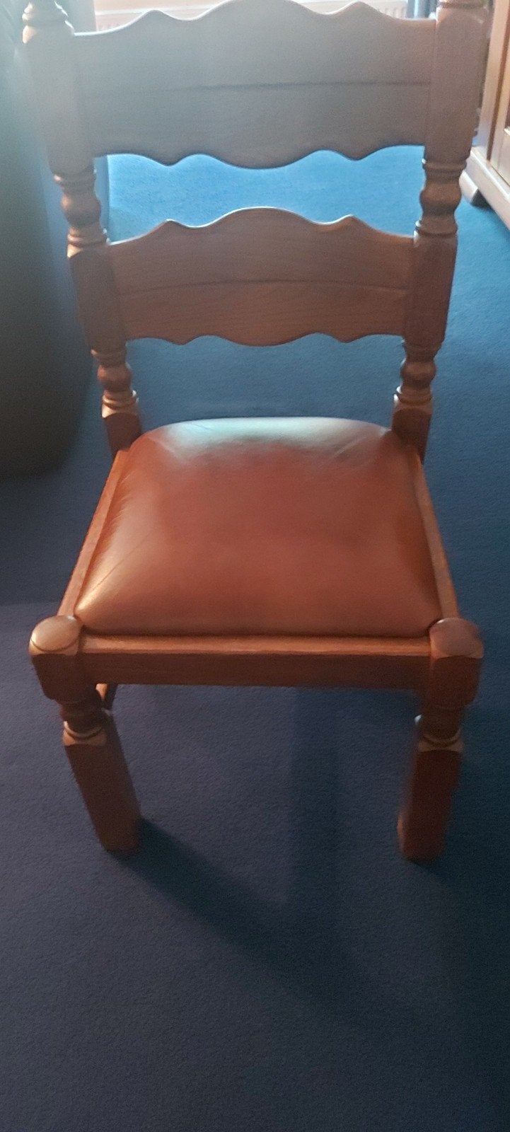 6x eiken stoel in goede staat, Huis en Inrichting, Stoelen, Ophalen, Zo goed als nieuw, Bruin, Vijf, Zes of meer stoelen