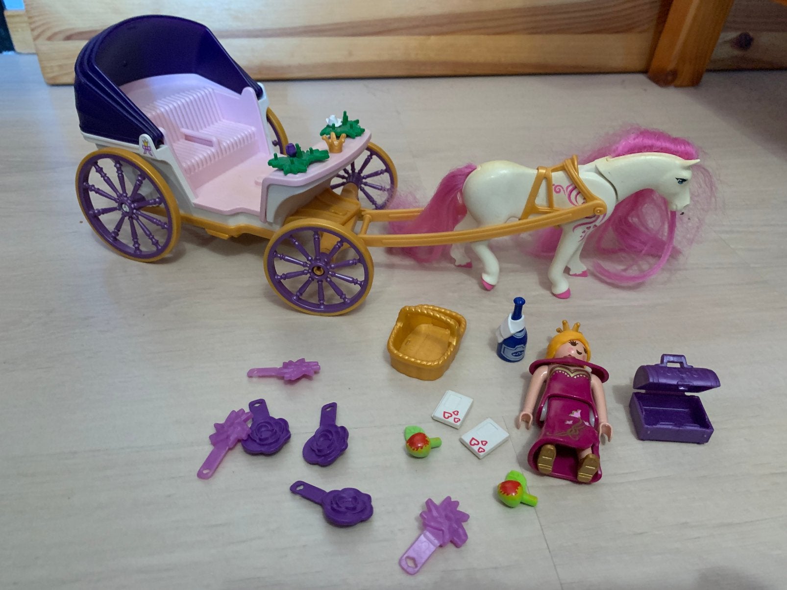 Prinses koninklijke koets playmobil, Ophalen of Verzenden, Zo goed als nieuw