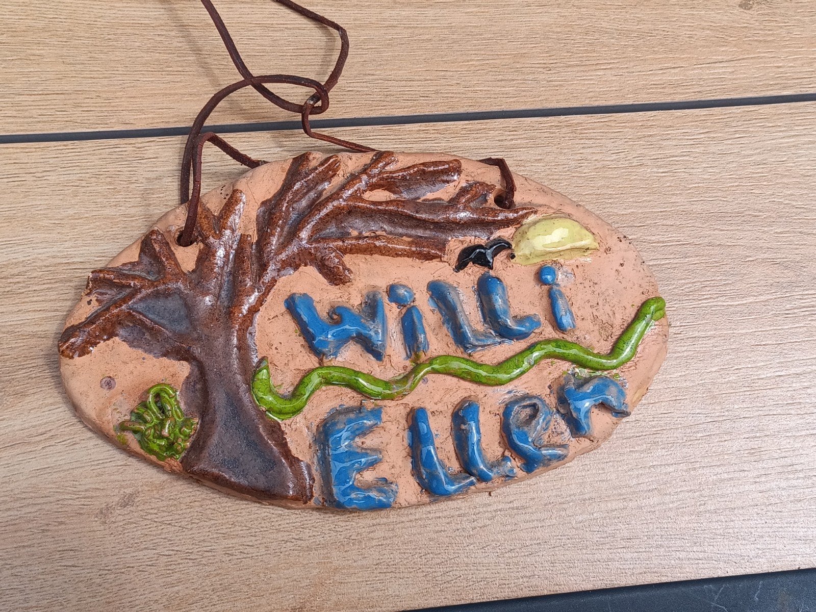 Deurbord Willi en Ellen, Huis en Inrichting, Ophalen of Verzenden