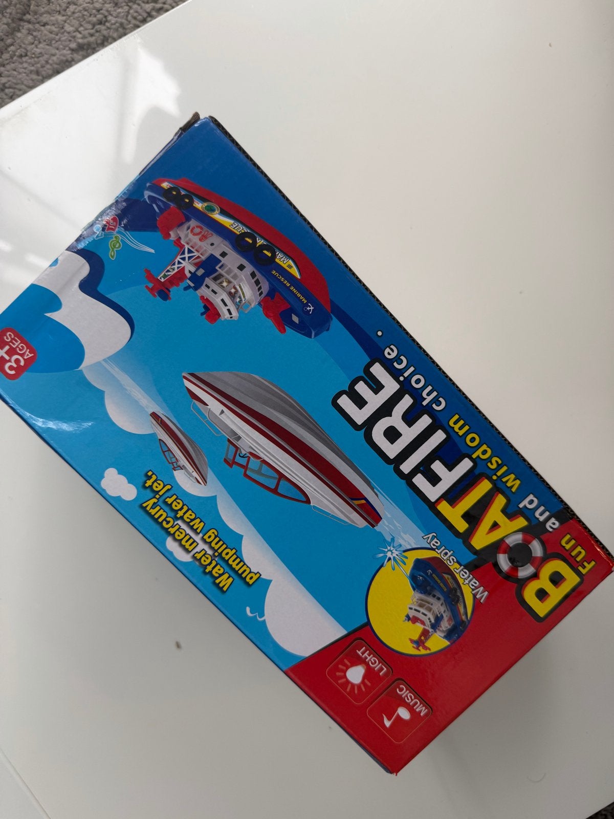 Bad speelgoed , Speelgoedboot met Licht en Geluid
