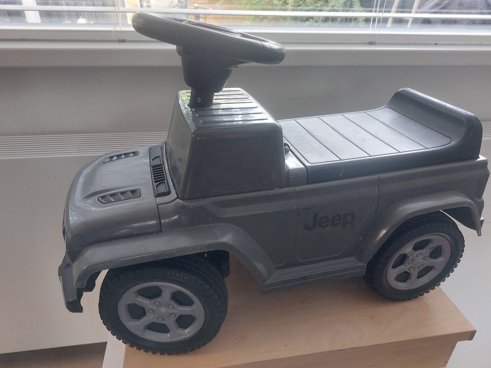 Jeep loopwagen, Ophalen, Gebruikt