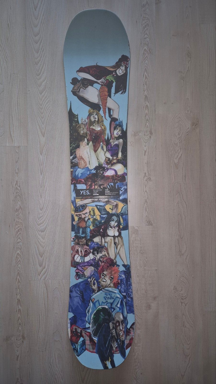 YES Basic Uninc. 156wide Snowboard, Ophalen, Gebruikt, Board
