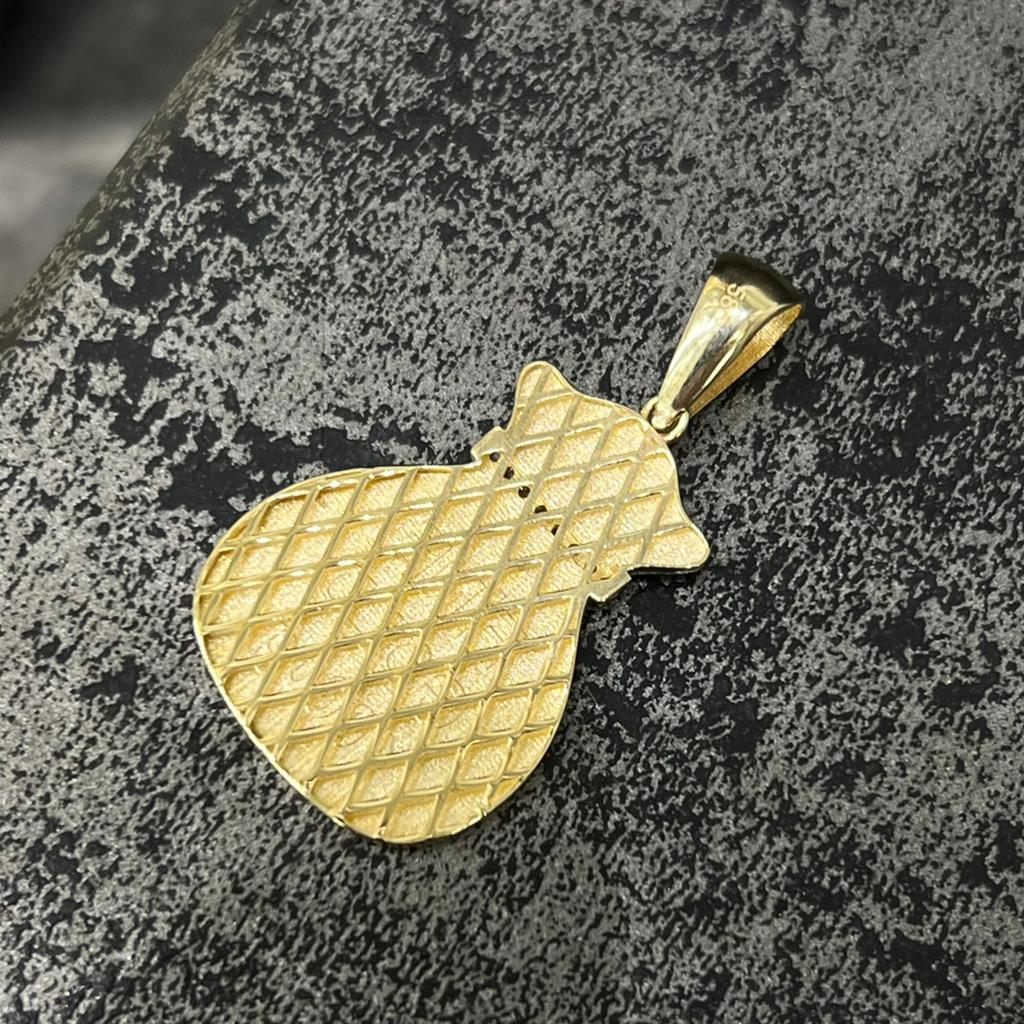 14k gouden hanger fine gold model, Ophalen of Verzenden, Nieuw, Goud, Kruis of Symbool