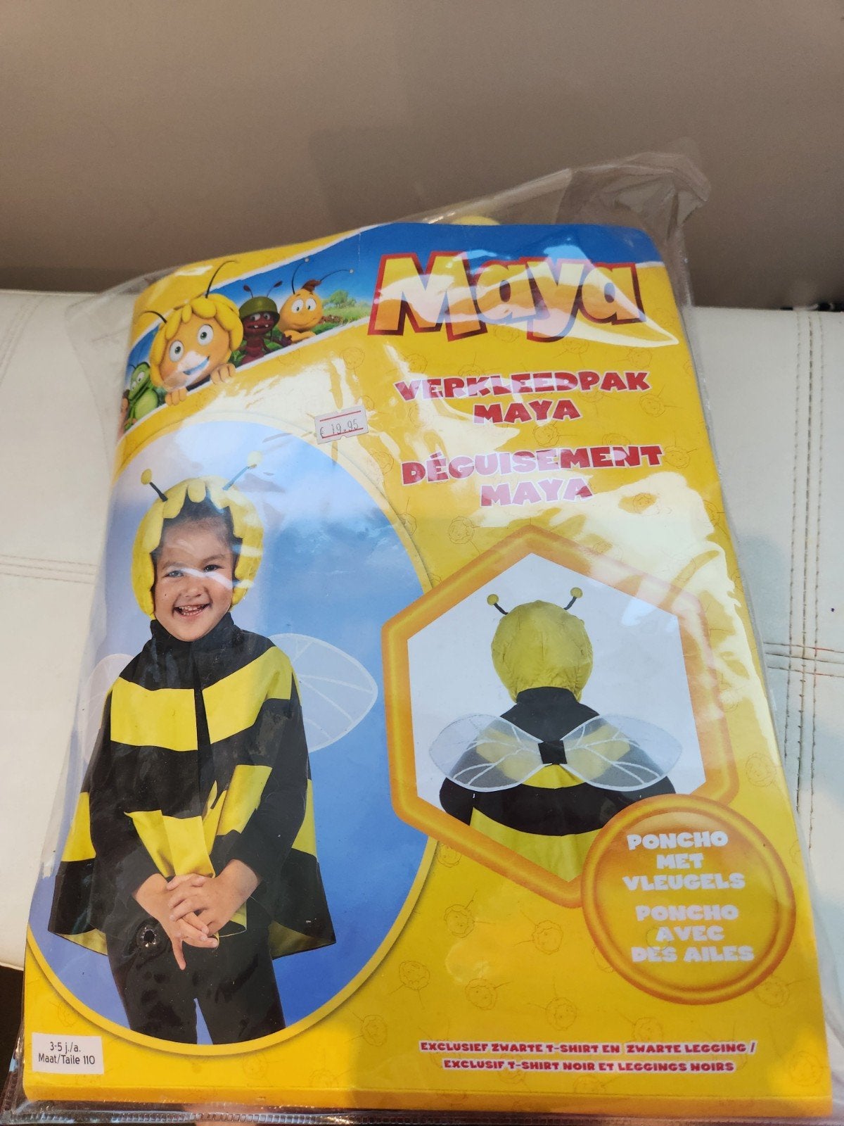 Maya de Bij verkleedpak - Maat 110, Kinderen en Baby's, Carnavalskleding en Verkleedspullen, Ophalen of Verzenden