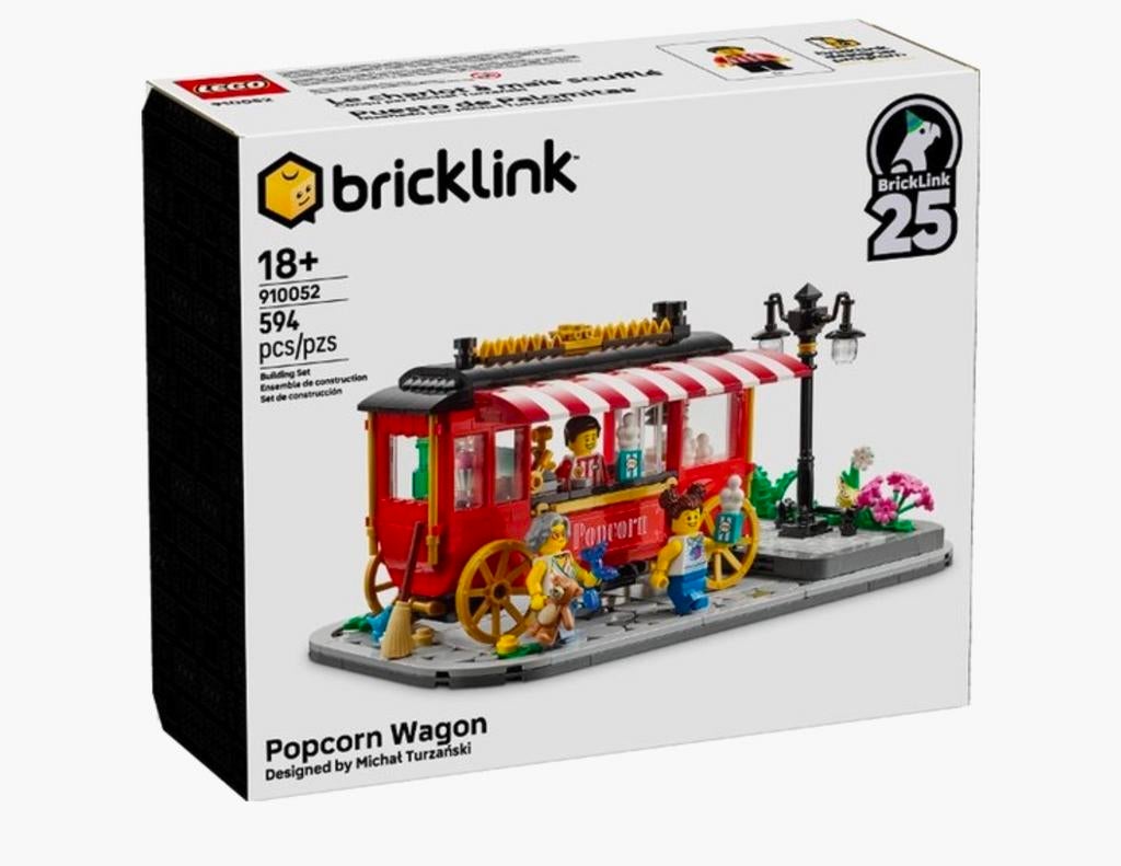 Lego Brinklink Popcorn Wagon (910052) Nieuw  & Geseald., Overige thema's, Lego, Nieuw, Ophalen of Verzenden