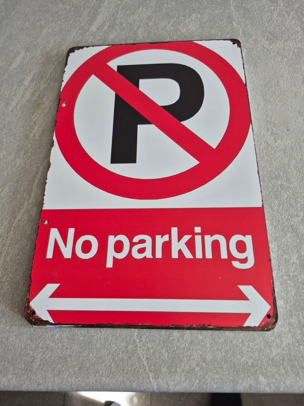 No parking, Ophalen of Verzenden, Zo goed als nieuw, Reclamebord