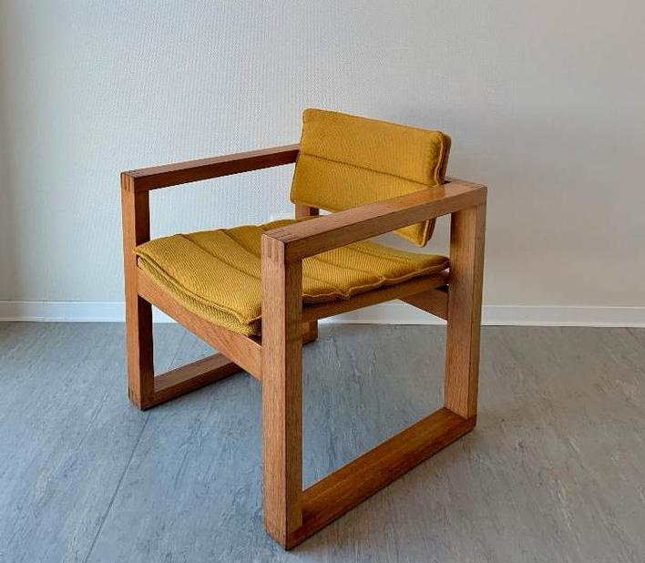Ate van Apeldoorn stoel – Houtwerk Hattem - teakhout, Ophalen, Gebruikt, Minder dan 75 cm, Scandinavisch Modernisme, Nederlands Modernisme