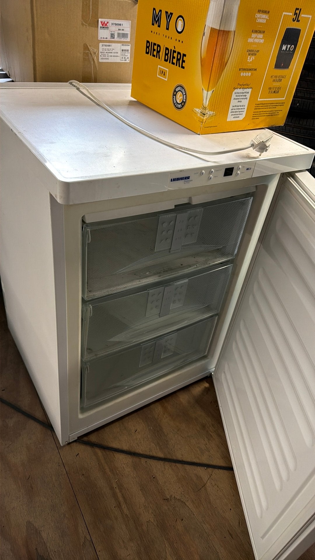 Liebherr vriezer, 3 lades, Gebruikt, Minder dan 85 cm, Minder dan 60 cm, Vrijstaand