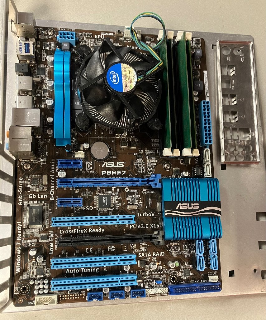Asus P8H67 + i7-3770 + 16GB, Computers en Software, Gebruikt, DDR3, Ophalen of Verzenden, ATX