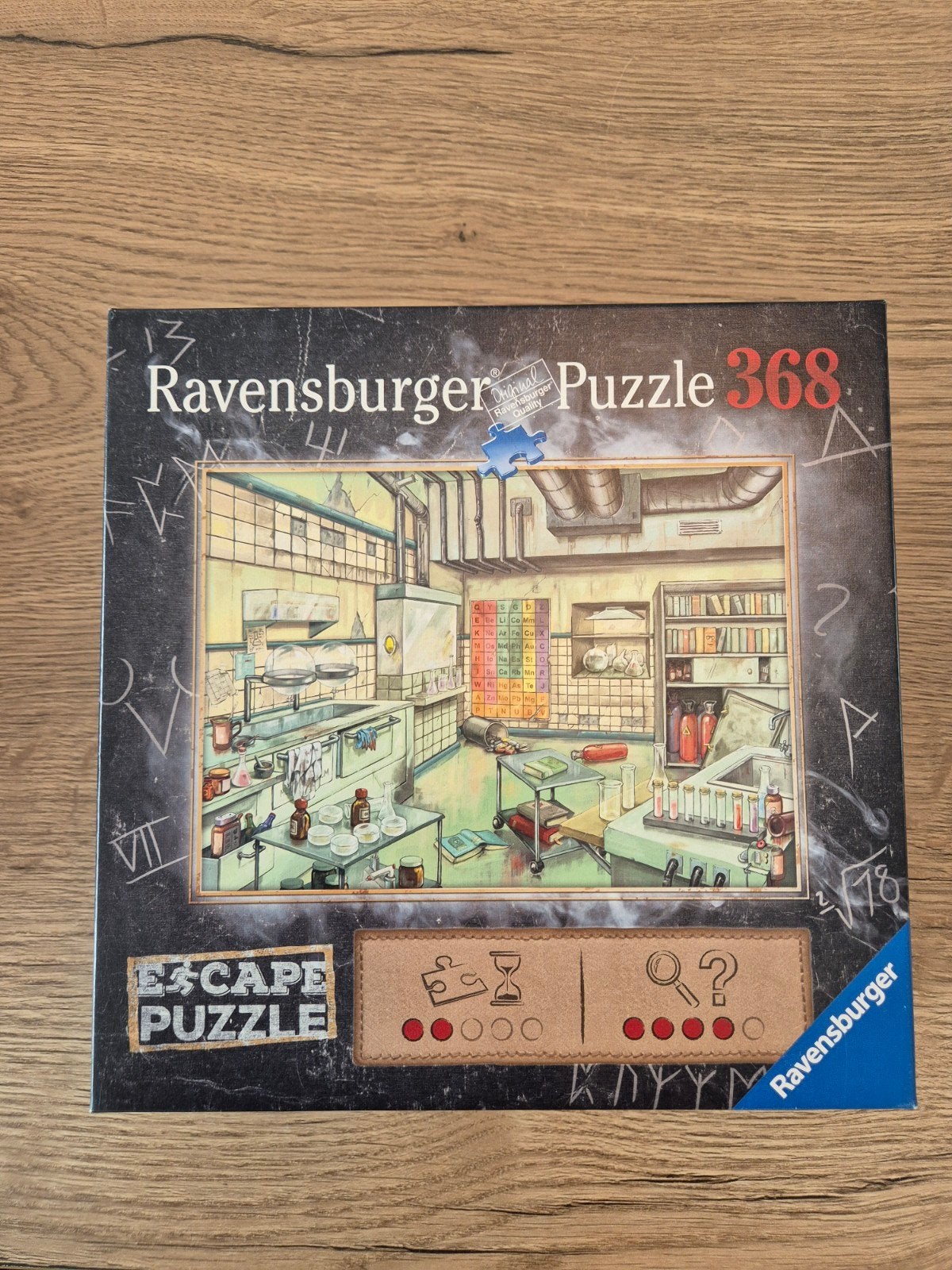 Ravensburger Escape Puzzle - Het Laboratorium (368 stukjes), Ophalen, 500 t/m 1500 stukjes, Zo goed als nieuw, Legpuzzel