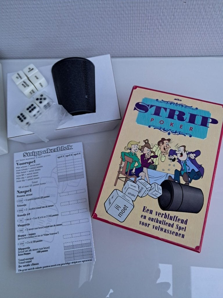 pokerspel spel strip NIEUW, Hobby en Vrije tijd, Gezelschapsspellen | Kaartspellen, Ophalen of Verzenden, Nieuw