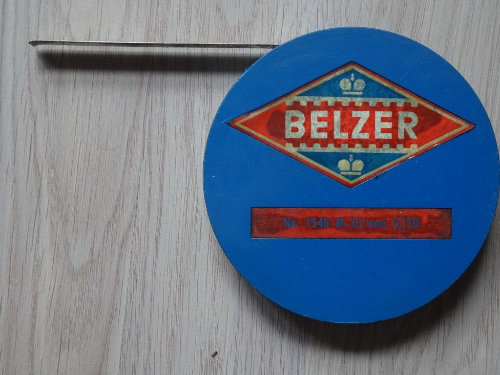 oldtimer gereedschap voelerlint, Auto diversen, Ophalen of Verzenden, Gebruikt