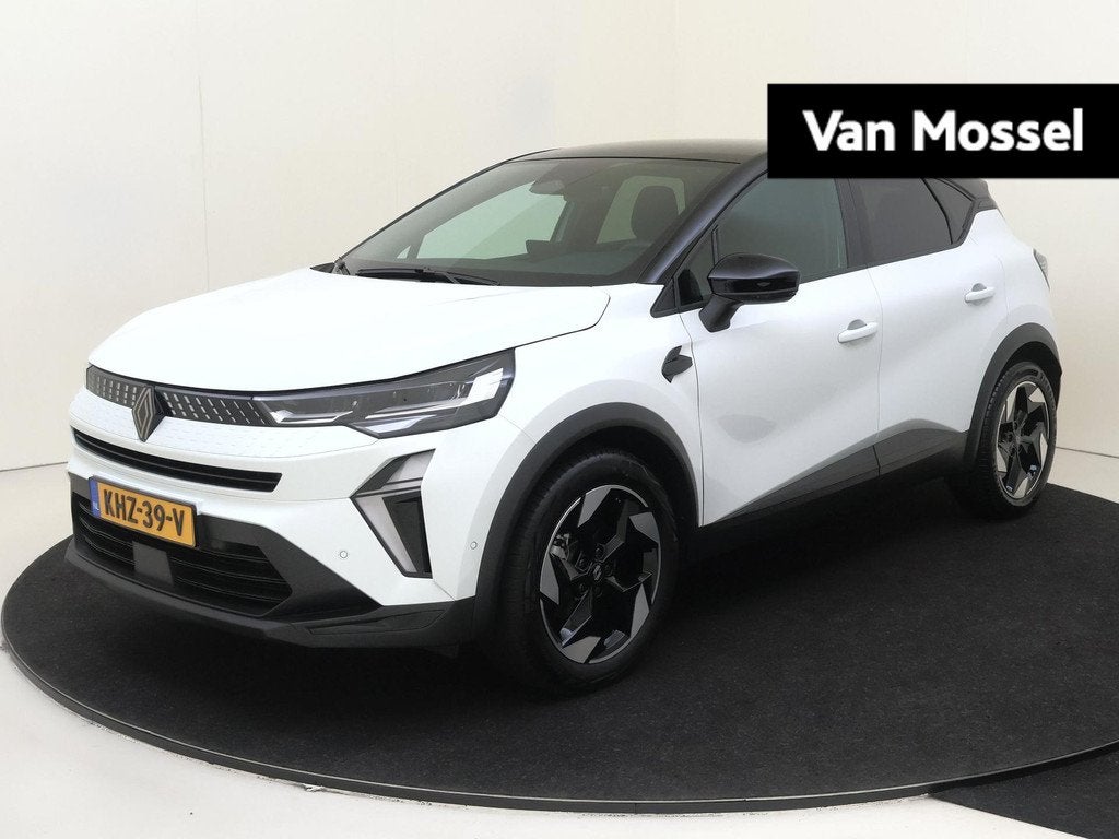 Renault Captur 1.8 E-Tech full hybrid 160 techno | Automaat, Auto's, Renault, 4 cilinders, Leder en Stof, Wit, Bedrijf