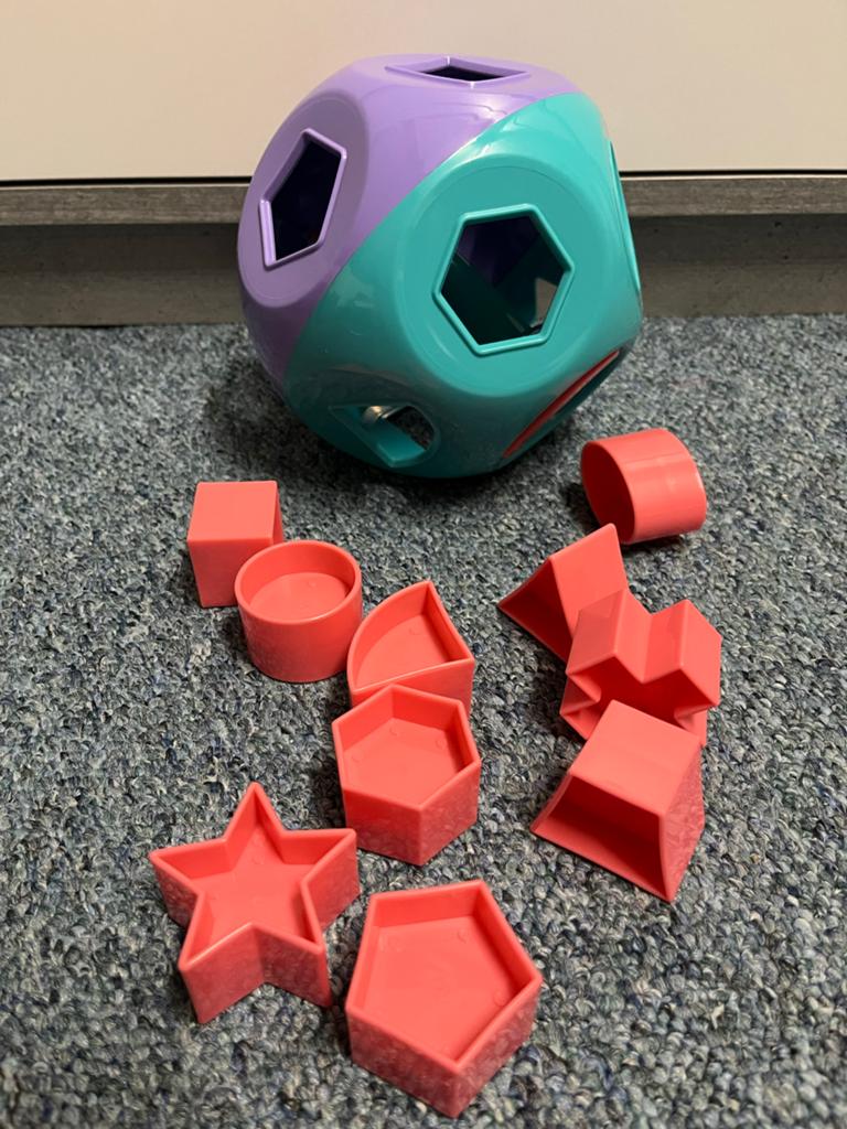 TupperToys Shappo vormensorteerder met 10 vormen, Ophalen of Verzenden, Gebruikt, Overige typen