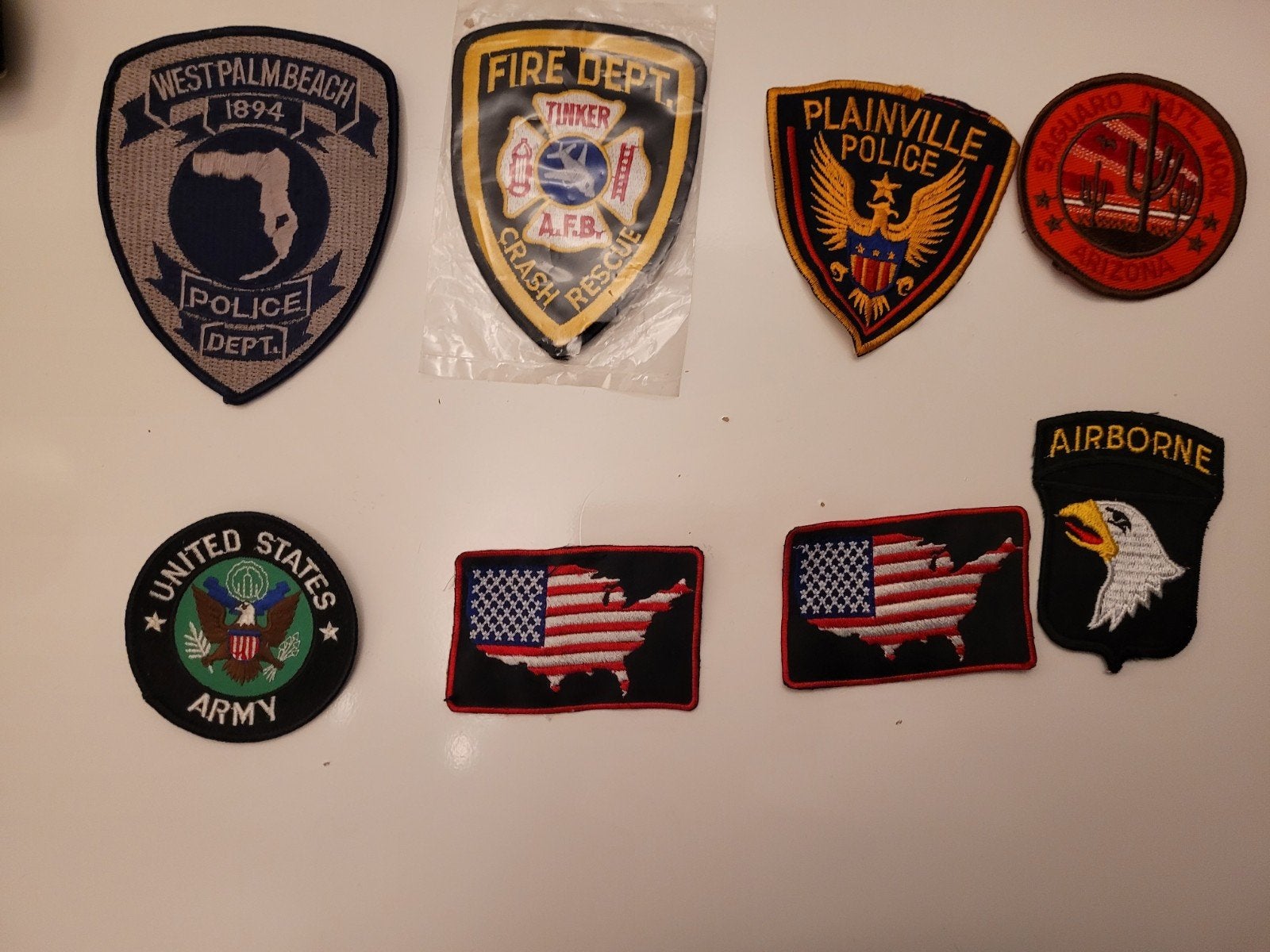 Diverse verzameling patches: Militair, merken en meer, Verzamelen, Stickers, Ophalen of Verzenden