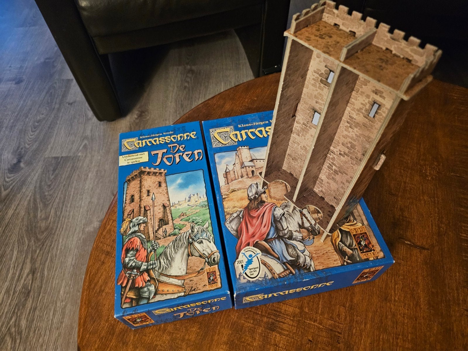 carcassonne basisspel en de toren, Ophalen of Verzenden, Zo goed als nieuw